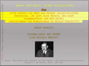 Nazis links Sozialismus Sozialisten