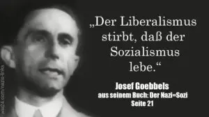 Goebbels ZItat LInke Sozialismus