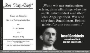 Goebbels Linke Sozialismus Zitat