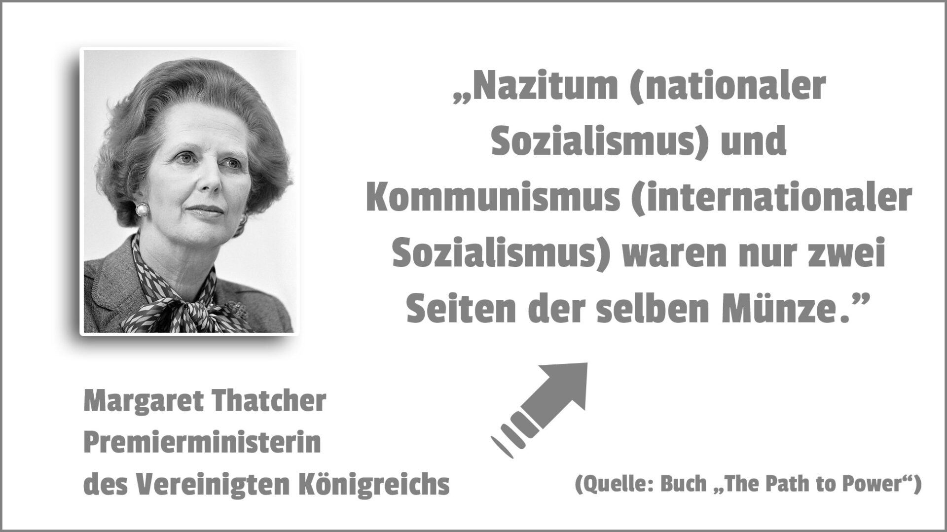 Zitat Thatcher Nationalsozialismus