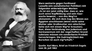 Marx ein Rassist