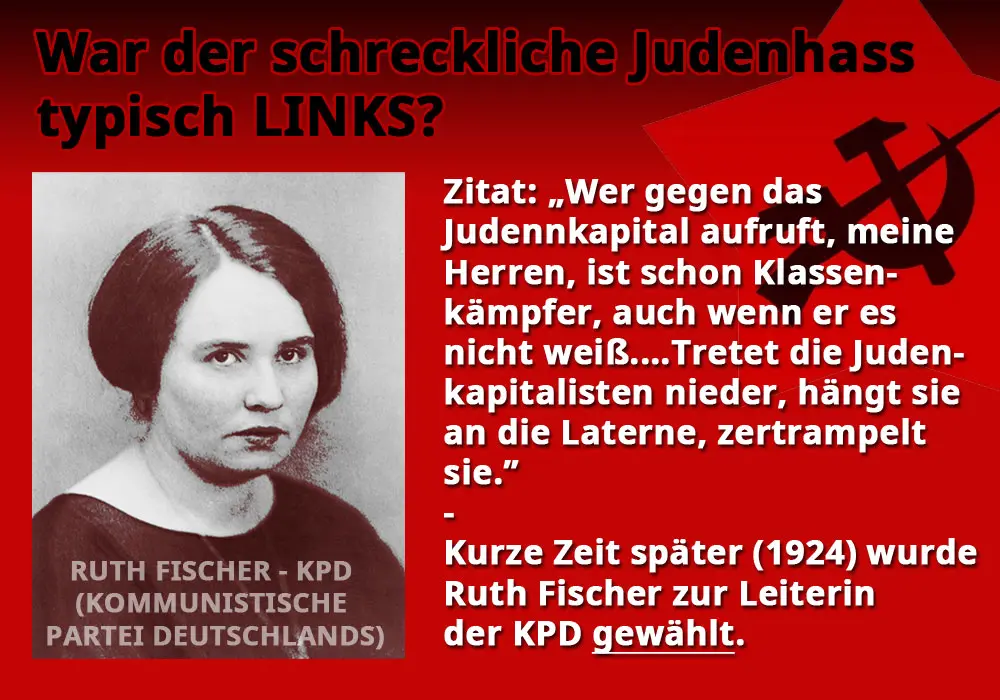 Ruth Fischer KPD Antisemit