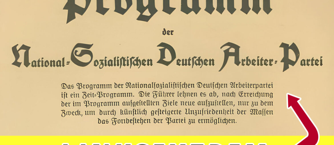 Wahlprogramm der NSDAP - Linke Punkte
