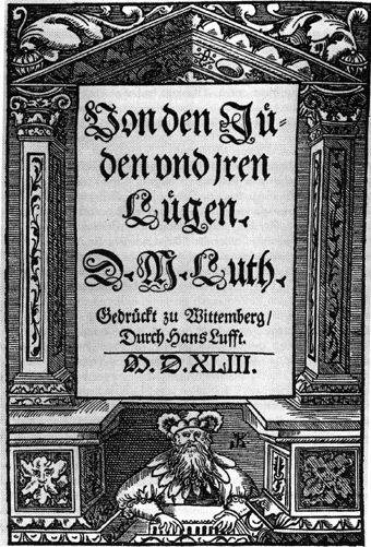 Martin Luther antisemitische 
Schrift