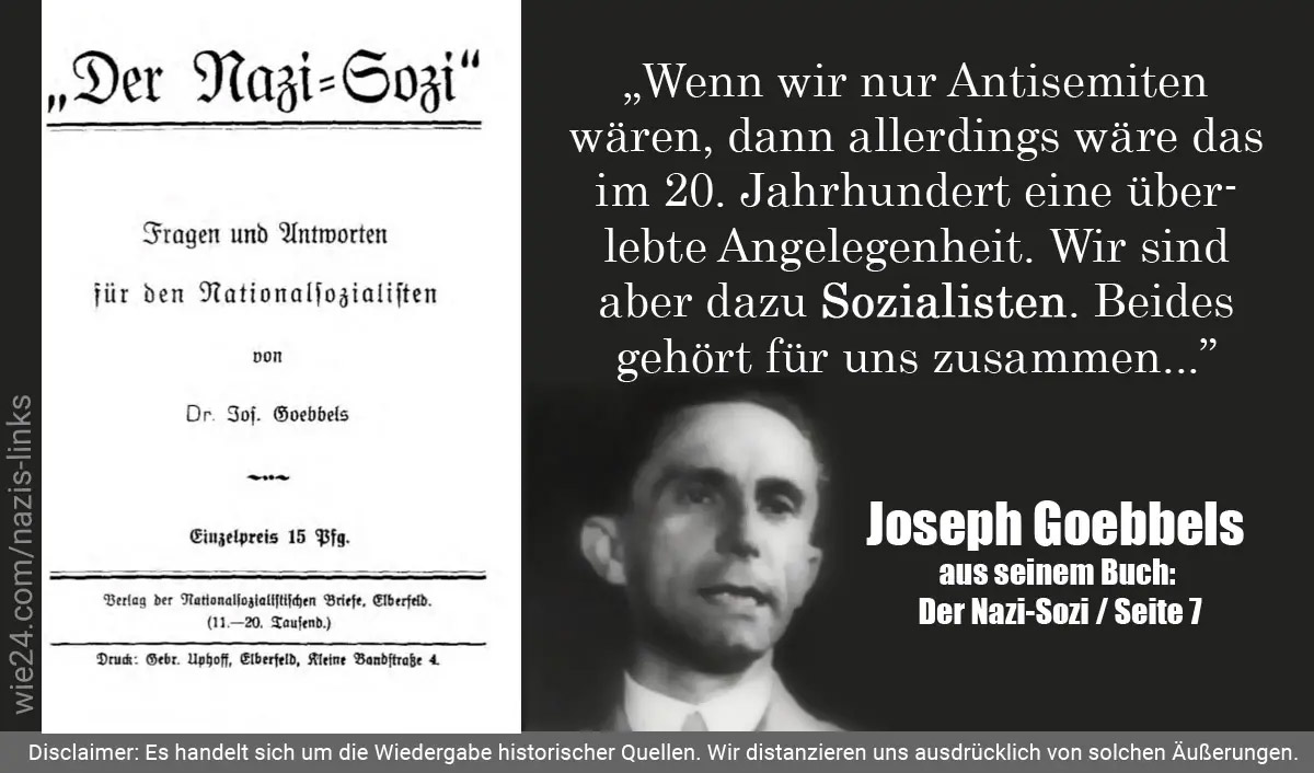 Goebbels Antisemitismus