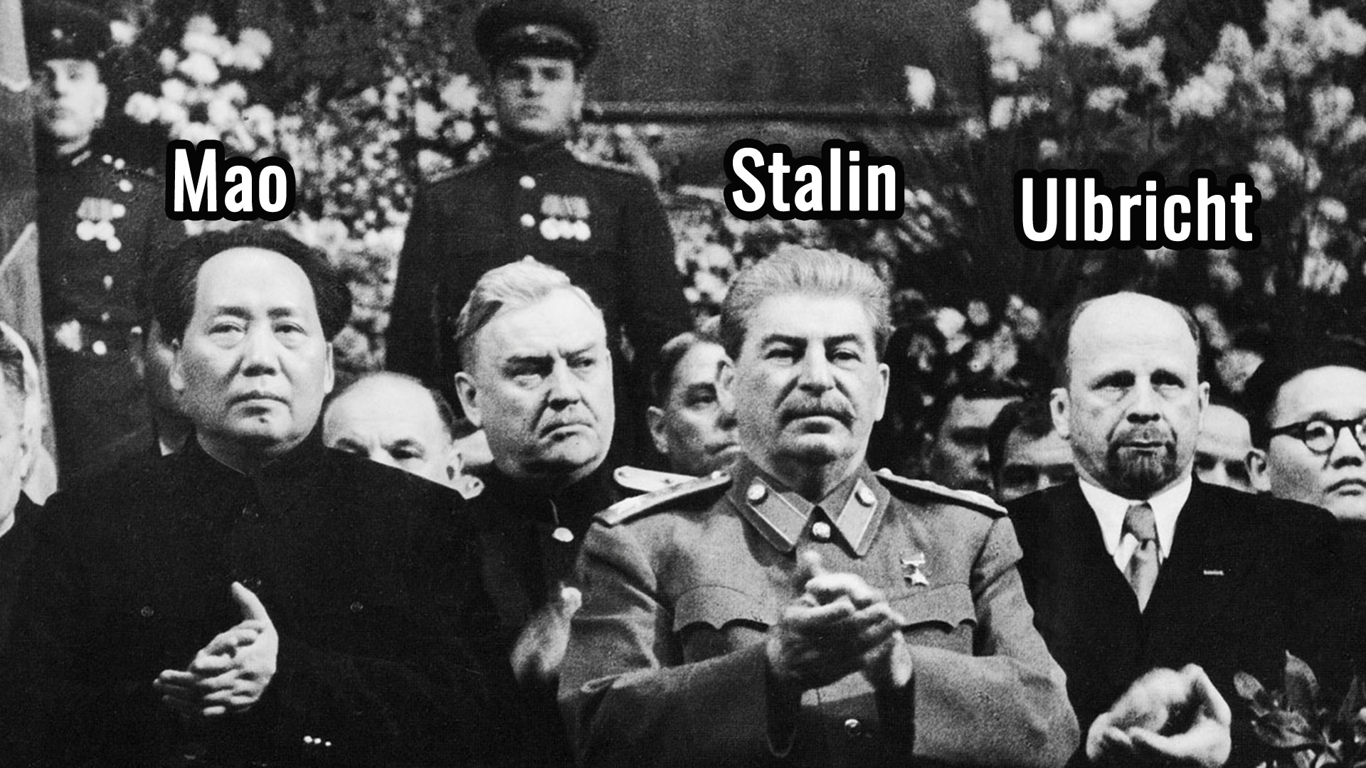 Ulbricht, Stalin, Mao